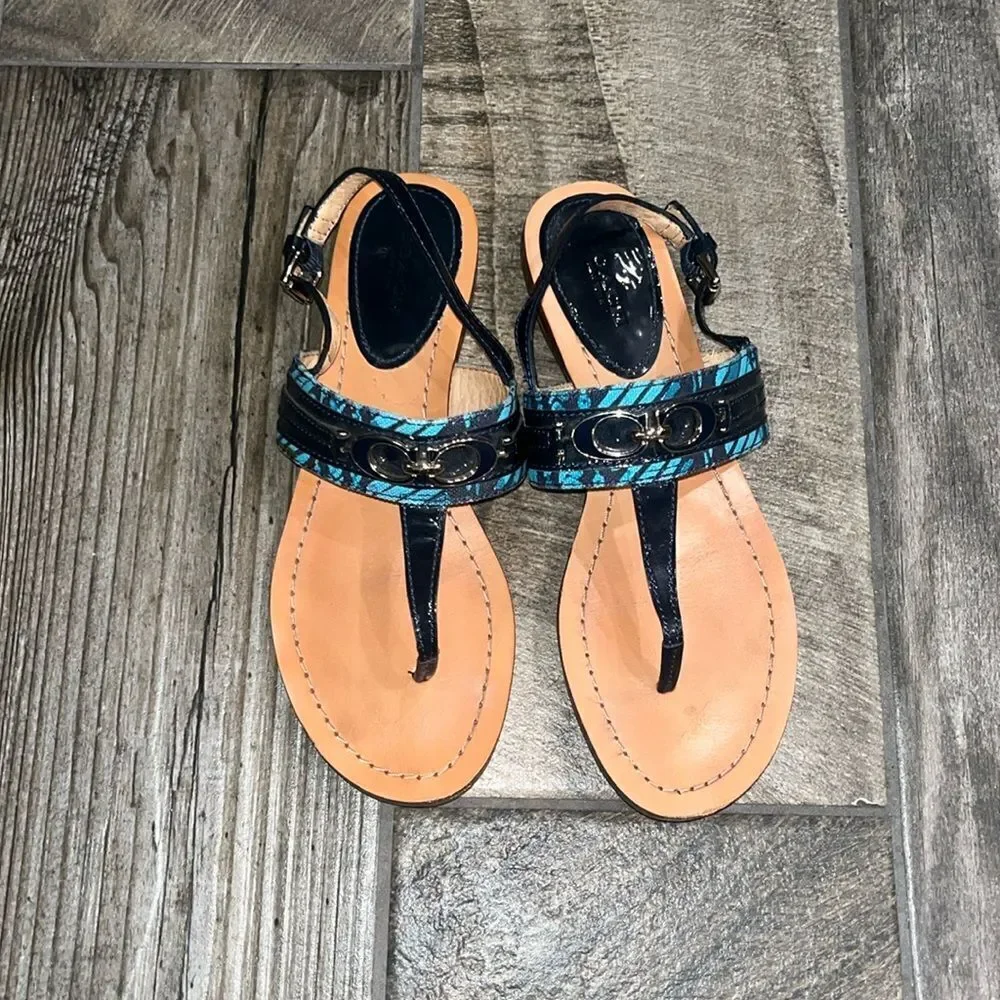 Coach logo “Sammy” thong sandals